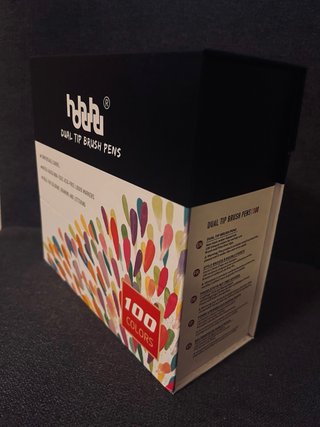Set 100 Rotuladores Dual Tip Brush Pens