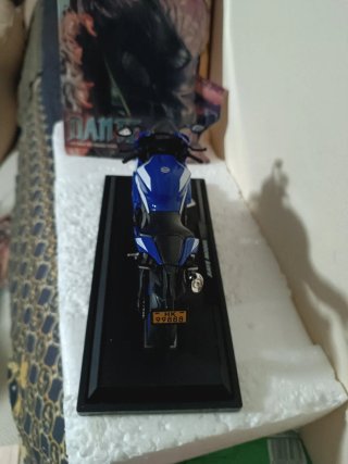 Moto Coleccionista JIAYE MODEL Azul coleccionista