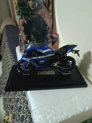 Moto Coleccionista JIAYE MODEL Azul coleccionista