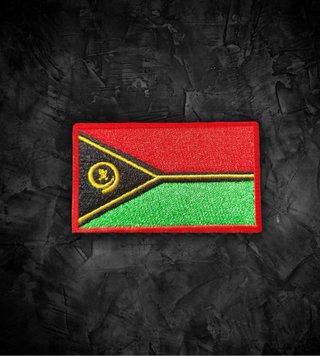 Vanuatu 🇻🇺 Parche Bandera Termoahesiva