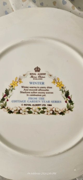 Piatto di Royal Albert - Winter