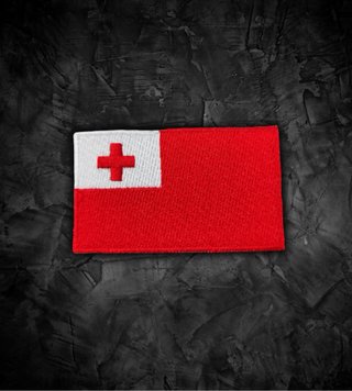 Tonga 🇹🇴 Parche Bandera Termoahesiva