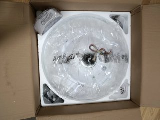 Lámpara Ventilador retráctil con mando