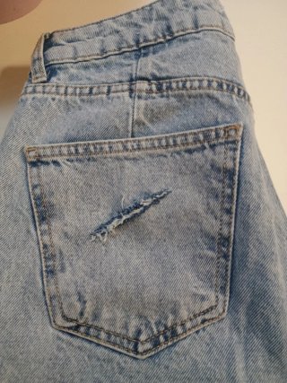 Bermudas vaqueras Mango rotas
