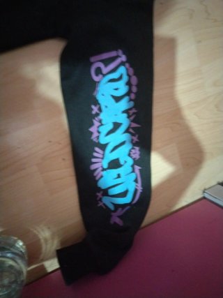 Sudadera Jinx Arcane Negra