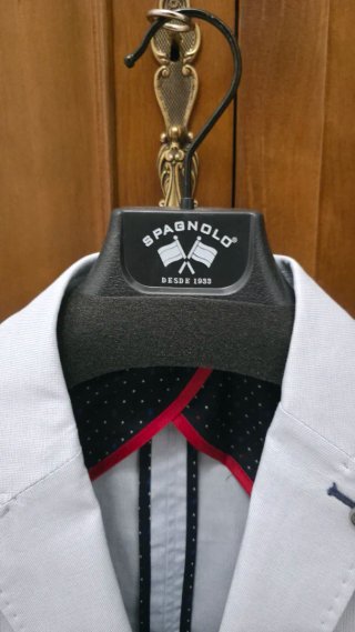 Chaqueta SPAGNOLO celeste a estrenar