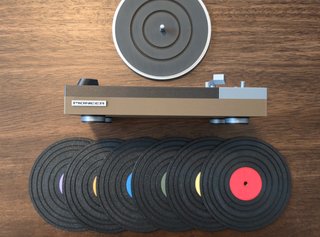 Posavasos Vinilos y tocadiscos Pioneer