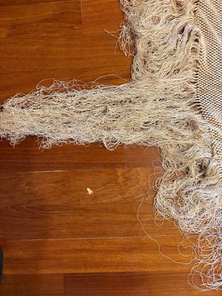 Mantón de Manila antiguo bordado