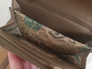 Monedero Sweet Candy Azul y Beige. Sin estrenar