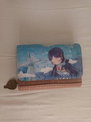 Monedero Sweet Candy Azul y Beige. Sin estrenar