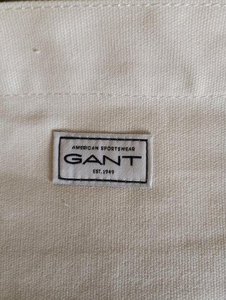 Bolso Tote GANT de Lona Beige