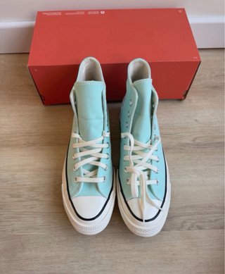 Converse Chuck 70 Hi Verde Agua Talla 41