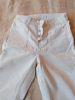 Vaqueros Zara Blancos