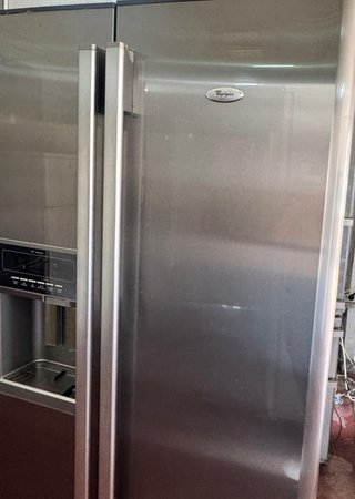 Frigorífico Americano Whirlpool Acero Inoxidable
