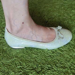 Bailarinas con lazada de Dorking. Piel. Talla 37