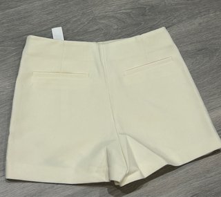 Falda pantalón Zara blanco roto Talla S