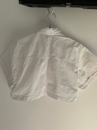 Camisa corta crop de Zara, Talla S