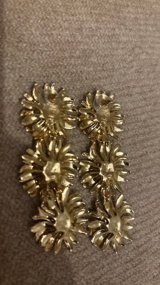 Pendientes Girasol Dorados