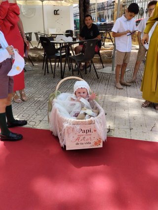 Carrito de bebé para bodas
