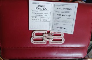 Bolso Cartera Vintage Rojo