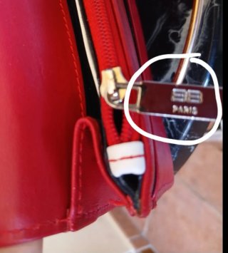 Bolso Cartera Vintage Rojo