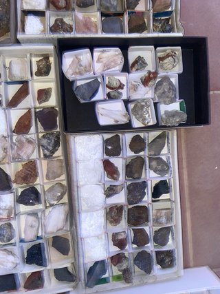 Colección 9 Cajas Minerales España
