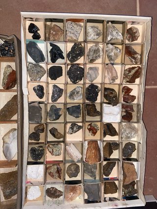 Colección 9 Cajas Minerales España