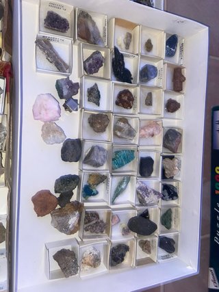 Colección 9 Cajas Minerales España