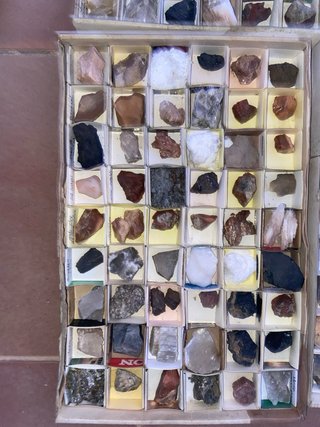 Colección 9 Cajas Minerales España