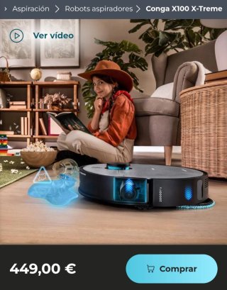 ✅️ Conga X100 X-Treme  Robot Aspirador