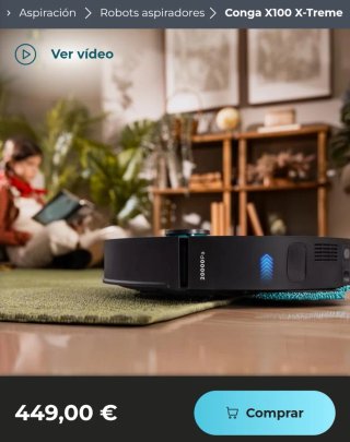 ✅️ Conga X100 X-Treme  Robot Aspirador