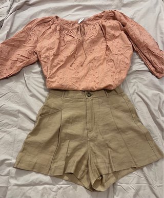 Shorts beige Zara