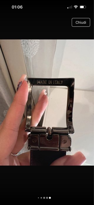 Cintura Calvin Klein Uomo Nera