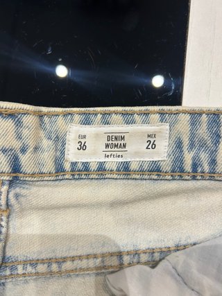 Shorts vaqueros Lefties Talla 36
