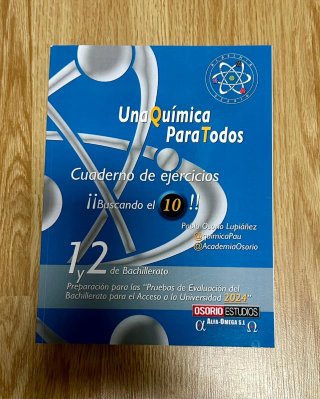 Lote de libros química Academia Osorio PAU