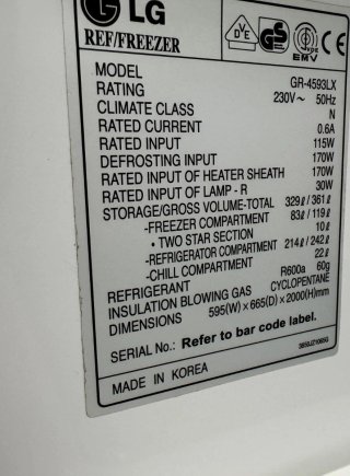 Frigorífico Combi LG