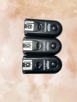 3x Yongnuo RF-603C Flash Wireless Trigger
