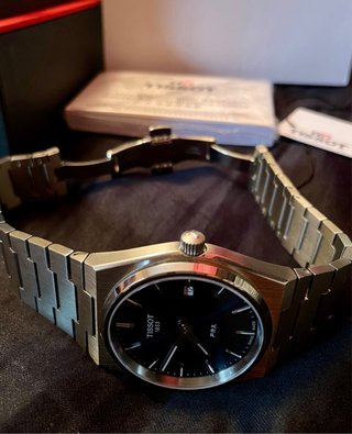 Reloj Tissot PRX Cuarzo Zafiro Acero Azul