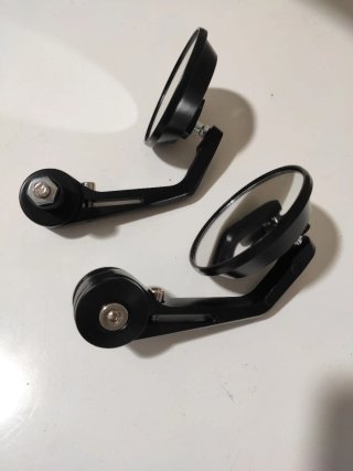 Espejos Retrovisores Moto Negros