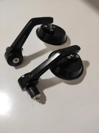 Espejos Retrovisores Moto Negros