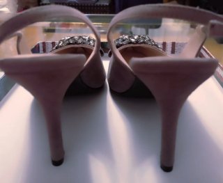 Zapatos Joya Scandal. Talla 35 Piel Gris.