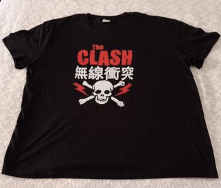 Camiseta The Clash Calavera Radio Clash
