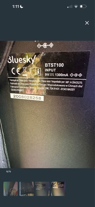 Barra de sonido Bluesky