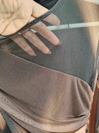Vestido Zara Negro y Marrón