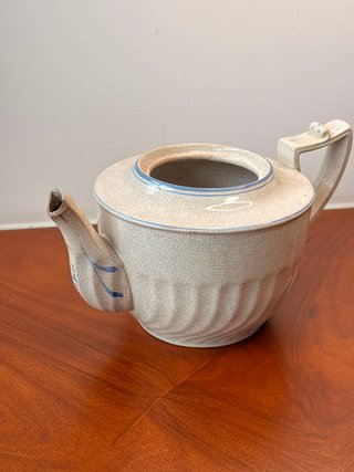 Tetera de cerámica vintage