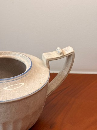 Tetera de cerámica vintage