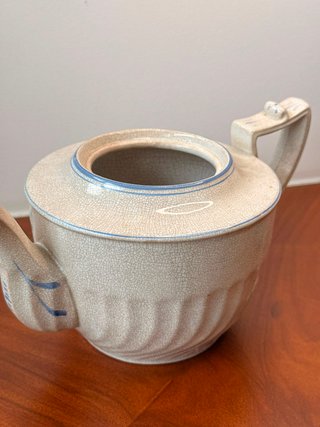 Tetera de cerámica vintage