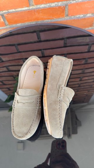 Mocassini beige per bambini, taglia 35 nuovi