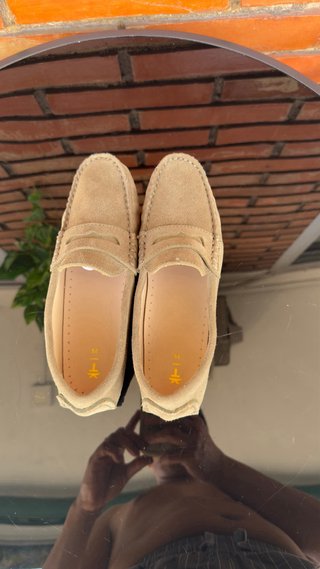 Mocassini beige per bambini, taglia 35 nuovi