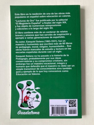LECTURAS DE ORO, LIBRO DE EZEQUIEL SOLANA